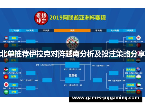 北单推荐伊拉克对阵越南分析及投注策略分享